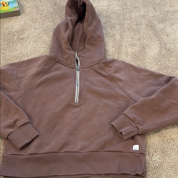 Vuori Tops - Vuori Brown Hoodie Sweatshirt